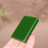 Chinese Green Jade Pendant Necklace for Women