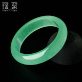 Chinese Green Jade Bracelet 54-66mm Luck Amulet