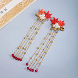 Autumn Leaf Hair Clip Hanfu Hairpin Women's Hair Accessories 1 Pair