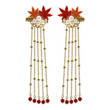 Autumn Leaf Hair Clip Hanfu Hairpin Women's Hair Accessories 1 Pair