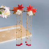 Autumn Leaf Hair Clip Hanfu Hairpin Women's Hair Accessories 1 Pair