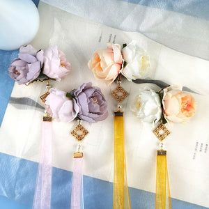 Chinese Hairpin Hanfu Hair Accessories for Women Flower Hair Clips