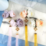 Chinese Hairpin Hanfu Hair Accessories for Women Flower Hair Clips