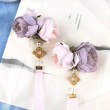 Chinese Hairpin Hanfu Hair Accessories for Women Flower Hair Clips