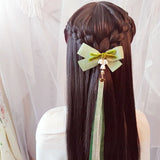 Chinese Hairpin Hanfu Hair Accessories with Ribbon