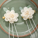 Chinese Hairpin Hanfu Hair Accessory Tassel Hair Clips Flower Hairpin Hairgrips