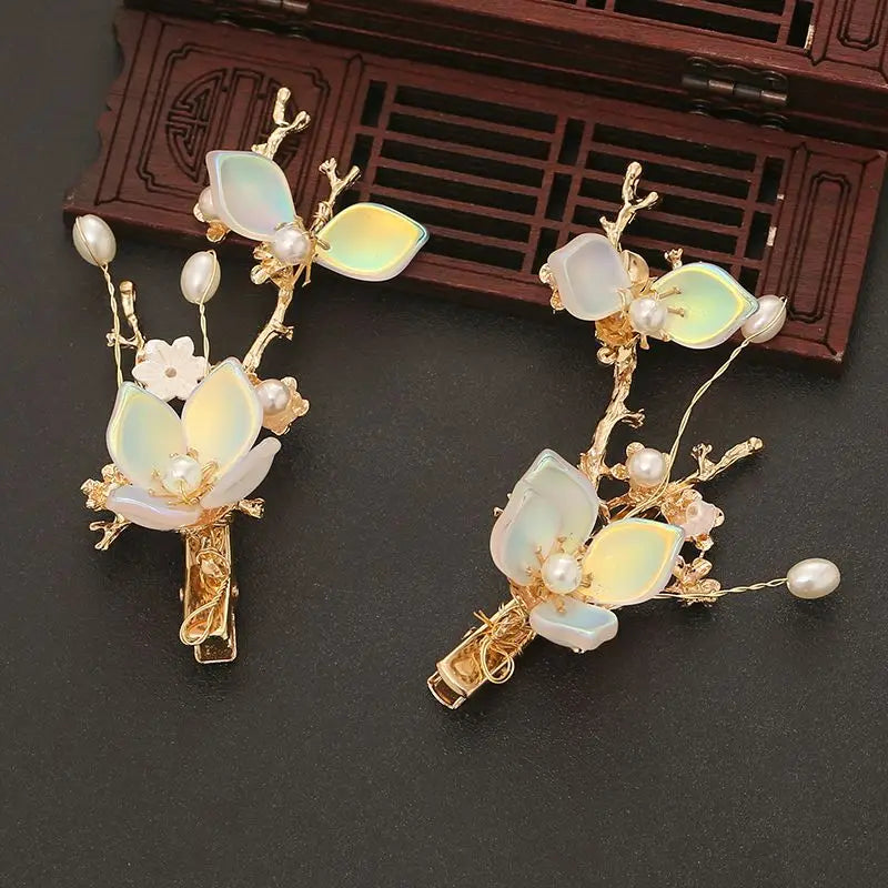 Chinese Hairpin with Tassels Hair Clips Hanfu Hair Accessory