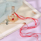 Chinese Hairpins Clips Silver Metal Pearls Crown Tiara
