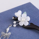 Chinese Hairpins Clips Tassel Flower Pearls Chopsticks Hair Sticks