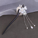 Chinese Hairpins Clips Tassel Flower Pearls Chopsticks Hair Sticks