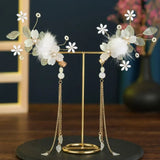 Chinese Hanfu Flower Hairpin for Women