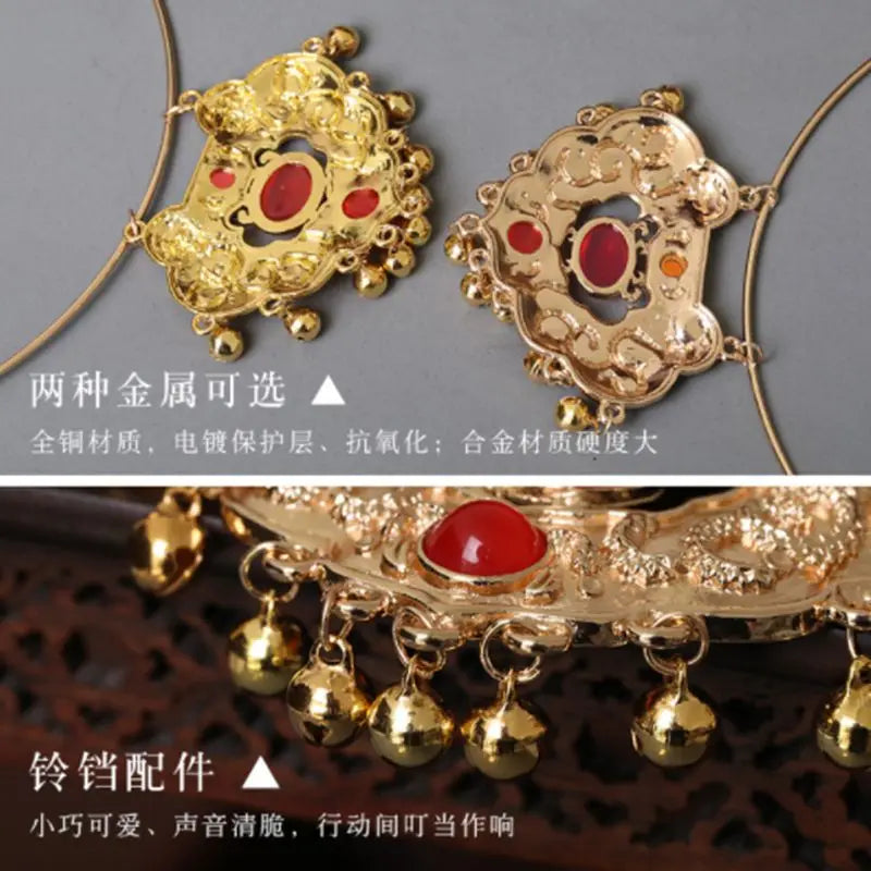 Ancient Chinese Metal Torques Pendant Necklace