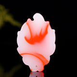 Chinese Hetian Jade Seven Tailed Fox Pendant Necklace Charm Women