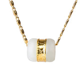 Chinese Jade Good Luck Pendant Necklace DIY Accessories