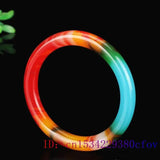 Chinese Jade Amulet Bangle Bracelet Charm Natural Jadeite Carved