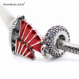 925 Silver Beads for Jewelry Making Chinese Junk Charm for Bracelets DIY