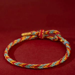 Chinese Luck String Bracelets for Women and Men, Colorful Woven Braided Bracelet