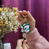 Chinese Lucky Lion Keychain PVC Pendant Bag Decoration Accessory