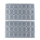 Chinese Mahjong Tiles Epoxy Resin Mold 21 Cavities Silicone Mould DIY Crafts