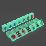 Chinese Mahjong Tiles UV Crystal Epoxy Resin Mold DIY Crafts Jewelry Decor Mold