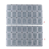 Chinese Mahjong Tiles UV Crystal Epoxy Resin Mold DIY Crafts Jewelry Decor