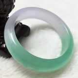 Chinese Natural Green Nephrite Jade Bangle Bracelet