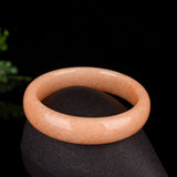 Chinese Natural Corn Yellow Hand-carved Jade Bracelet