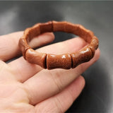 Hand Carved Bamboo Jade Bracelet Boutique Jewelry Men's and Women's
