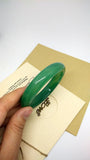 Chinese Natural Green Jade Bracelet Women Real Jade Bangle