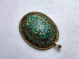 Chinese Natural Turquoise Jewelry Pendant