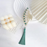 Chinese Pipa Hair Clip Hairpin Tassel Floral Hair Claw Headpiece
