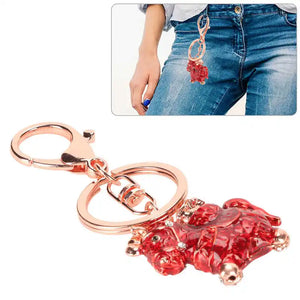 Chinese Pony Compact Bag Keychain Pendant