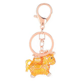 Chinese Pony Compact Bag Keychain Pendant