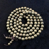 Sichuan Golden Phoebe Hand String Buddhist 108 Prayer Bracelet Men's Bracelet