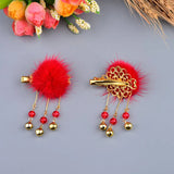 Chinese Style Bride Hair Jewelry Ethnic Style Ancient Year Of Fate Side Clip Wed