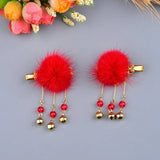 Chinese Style Bride Hair Jewelry Ethnic Style Ancient Year Of Fate Side Clip Wed