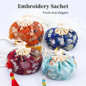 Chinese Style Car Pendant Brocade Sachet Empty Bag Gift Ball
