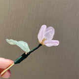 Chinese Style Flowers Hair Stick Vintage Metal Tulip Hairpin Headwear