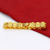 925 Silver 24k Bracelet Chinese Style Men's Jewelry Chain Birthday Gift