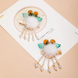 Chinese Style Hair Ball Lovely Fairy Hair Clip Antique Hair Accessories