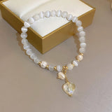Chinese High Opal Stone Jade Pendant Bracelet Women Wedding Jewelry