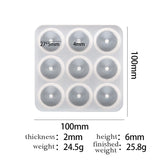 Chinese Style Lucky Rings Crystal Resin Mold DIY Jewelry Gift