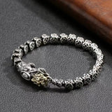 Chinese Style Pixiu Bracelet Foxtail Chain Money National Male Jewelry