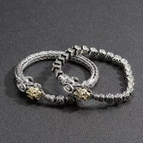 Chinese Style Pixiu Bracelet Foxtail Chain Money National Male Jewelry