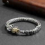 Chinese Style Pixiu Bracelet Foxtail Chain Money National Male Jewelry