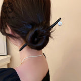 Chinese Style Baroque Bead Acrylic Hairpin