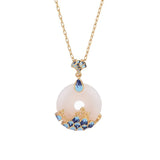 Chinese Style Palace Necklace Lady Cheongsam Tassel Jewelry Gift