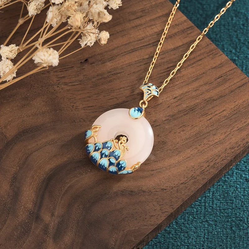 Chinese Style Palace Necklace Lady Cheongsam Tassel Jewelry Gift