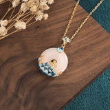 Chinese Style Palace Necklace Lady Cheongsam Tassel Jewelry Gift