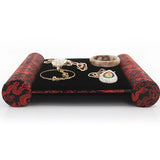 Chinese Style Stackable Velvet Jewelry Tray for Organizing Jewelry